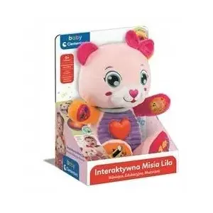 Интерактивная игрушка Clementoni Misia Lila — развивающая мягкая игрушка с звуком и активностями