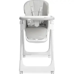 High chair Caretero Megalo Light Grey – compact feeding seat, lightweight foldable design
