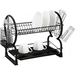 Сушилка для посуды KingHoff KH-1500 56x25x38 см из нержавеющей стали
