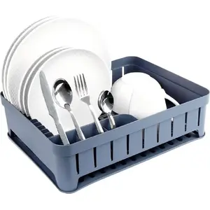 Dish Drainer Vilde 39.8×31×12 cm gray loft for drying dishes and cutlery