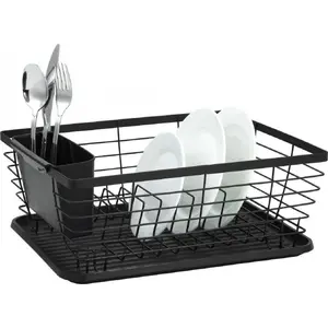 Dish Drying Rack Brunbeste BB-1483, compact countertop organizer 36×30×14.5 cm