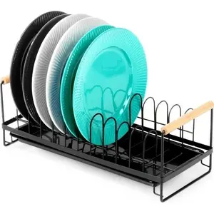 Dish Drainer and Drying Rack Vilde 229154, countertop dish drainer