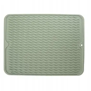 Dish-drying rubber mat Lumarko 40 x 30.5 cm green ORION 155209