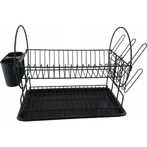 Dish rack KRISBERG KS-2510 two-tier countertop drainer 50 x 23 x 33 cm
