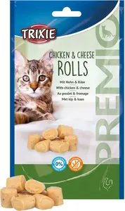 Cat Snacks Trixie Premio Cheese & Poultry 50 g — adult cat treats, gluten-free, sugar-free