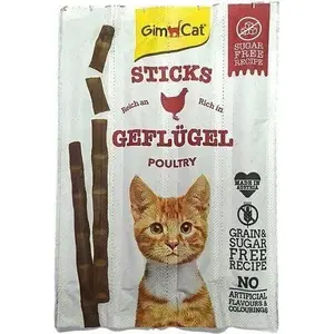 Kaķu našķi — Gimcat GIMCAT STICKS 20 g, iepakojums 4 gab.