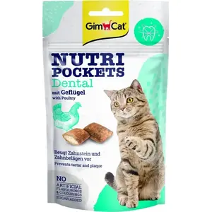 Triton GIMCAT NUTRI POCKETS дентальный лакомство с курицей 60 г