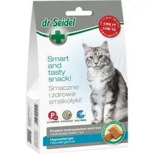 Kaķu barība dr seidel SMAKOŁYKI hipoalerģiska 50 g - kārums kaķiem