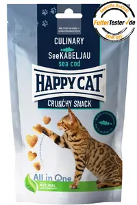Лакомство для взрослых кошек Happy Cat Culinary Crunchy Snack Sea code 70 г, без сахара