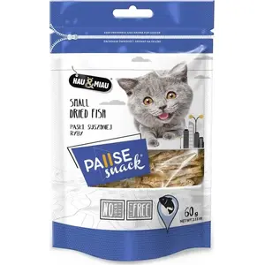 Hau & Miau лакомство для кошек Pausesnack полоски сушёной рыбы 60 г