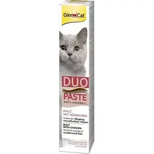 Паста для кошек Triton GimBorn Gim Cat Pasta Anti-Hairball Duo 50 г – мальт с курицей