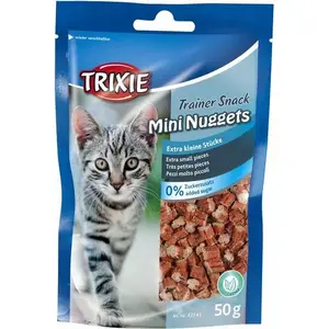 Лакомство для кошек Trixie Treserki Mini Nuggets 50 г — тренировочные мини-нэггетсы, хрустящие