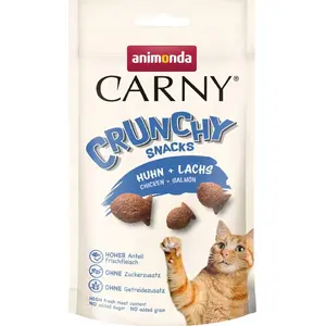 Хрустящая закуска для кошек Animonda ANIMONDA KOT CARNY 50 г — курица и лосось