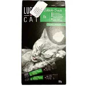 Влажный корм для кошек PENNY MARKT Lucky Cat Budyń печень 8×15 г (8 упаковок)