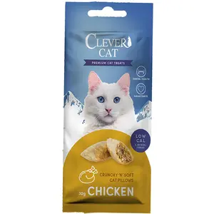 Влажный корм для кошек Chicken Soup for the Soul Publishing, LLC Clever Cat Pillows 30 г с курицей