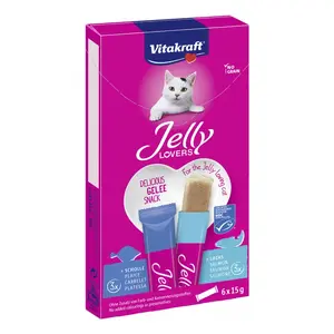 Влажный корм для кошек Vitakraft Jelly Lovers 90 г — рыба и лосось, без зерна