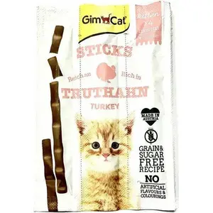 Mitra kaķu uzkoda Gimcat Sticks 20 g kaķēniem ar tītaru, 3 gab.