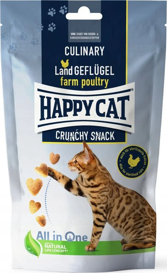 Uzkoda pieaugušiem kaķiem Happy Cat Culinary