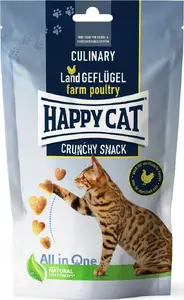 Лакомство для взрослых кошек Happy Cat Culinary Crunchy Snack Морковь и Курица 70 г, без сахара