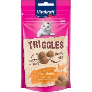 Влажный корм для кошек Vitakraft Kot 40 г Triggles с индейкой — пакет 40 г