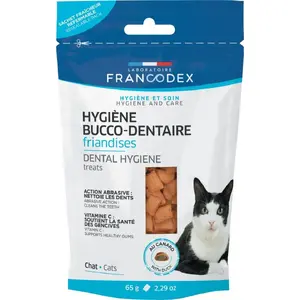 Cat Treats FRANCODEX for Kittens and Cats — Oral Hygiene, 65 g