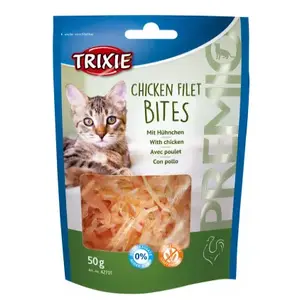 Trixie TRIXIE PREMIO Chicken Filet Bites cat treats, adult, chicken, 50 g