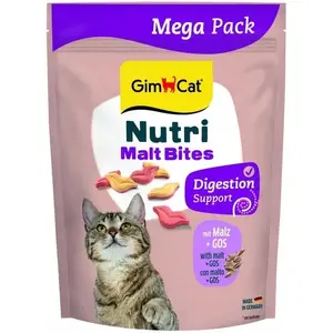 Kaķu našķi Gimborn GIMCAT NUTRI MALT BITES Całuski pret bumbu veidošanos 425 g