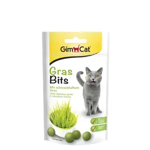 Лакомство для кошек Gimpet GimCat со вкусом травы 40 г — для взрослых, без сахара
