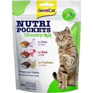 Kaķu gardums Gimcat Nutri Pockets 150 g Country Mix, Gimcat 419183