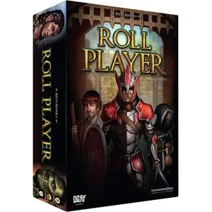 Galda spēle Ogry Games Roll Player (otrā poļu izdevuma) — varoņa veidošana ar kauliņiem un kārtīm