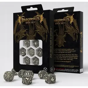 Набор кубиков Q-Workshop Dracopolis: The Scandinavian Blackfang — тематические полиэдральные игровые кости