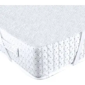 Protective Fitted Sheet Matex 220x200 cm with Elastic Frotte Stabile