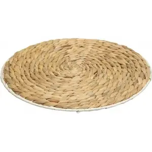 Table placemat Dekoracja domu Hyacint 35 cm, round textile table mat for dining and protection