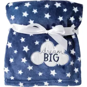 BabyMatex baby blanket Ricco RI3A 75 x 100 cm microfibre with embroidery