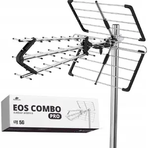 Направленная ТВ-антенна Spacetronik EOS PRO Combo UHF+VHF DVB-T2 с фильтром LTE/5G (белая)
