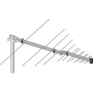 Logaritmiskā TV antena DIPOL ATK-LOG/5-12/21-60 — zemes TV/FM uztveršanai, plašs joslas 21–60