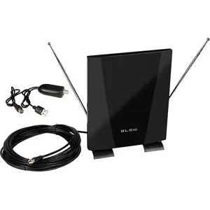 Активная внутренняя/уличная DVB‑T антенна BLOW 21‑050 с LTE-фильтром, модель 21-050