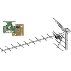 TV antena BLOW virziena DVB-T 19 elementu ar simetrizatoru