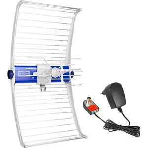 Outdoor TV Antenna Telkom-Telmor ASR IQ 5G 700 PROTECTED 2023 with ZZA-7 Power Injector