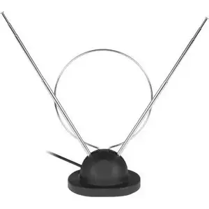 Iekštelpu TV antena No name ANT0016-3 ar koaksiālo kabeli un pamatni