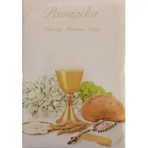 Notebook Panorama A5 'Komunia' with Glitter Cover, Pattern No. 015