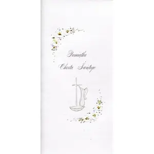 Baptism Certificate Book MAK Karnet Chrzest DL C13 - Chrzcielnica, model 549754