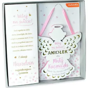 Pendant KUKARTKA Zawieszka ZOP-001 Narodziny – decorative hanging ornament for newborn announcement