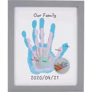 Pearhead Family Handprint Frame Ramka do odcisku rąk rodziny – keepsake frame for family handprints