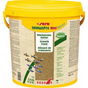 sera ImmunPro Mini Nature 10 L (5.4 kg) slow-sinking fish food for fish under 4 cm