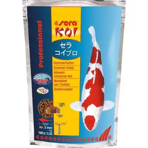 Корм для кои sera Koi Professional Summer Food 1 000 г — летний высокоэнергетический гранулированный корм для прудовых кои