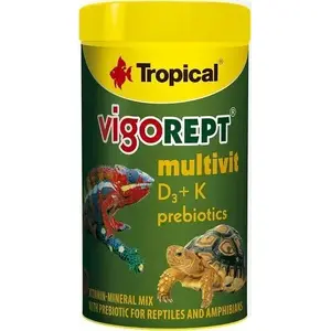 Жидкая мультивитаминная добавка для рептилий Tropical Vigorept Multivit 100 мл