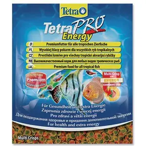 Корм для рыб Tetra TetraPro Energy 12 г саше — высокобелковый ежедневный корм для аквариумных рыб