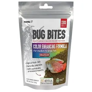 Корм для рыб sera Bug Bites гранулы M/L 125 г, для усиления окраса