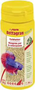 Корм для рыб гранулы sera Bettagran Nature — 24 г, витамины A/B1/B2/C/D3/E, влажность до 5%